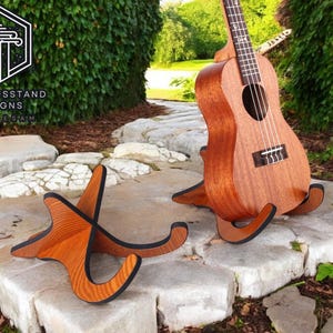 Soporte de guitarra portátil / Diseño compacto y plegable / Accesorio ideal para viajes