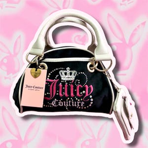 Sacoche « Dream Juicy » de Juicy Couture - Réglisse/Cristal