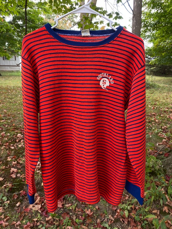 VTG 70s/80s Stripes Sweater Southland Football by 