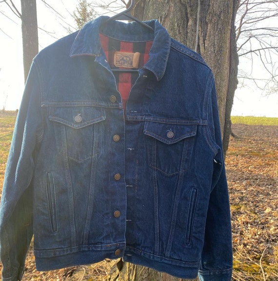 VTG 80s or earlier Plain Pockets brand jean jacket