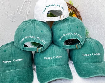 Embroidered Camp Bachelorette Hat | Personalized Bachelorette Party Hats | Bridal Party Gifts | Bridal Shower Gift | Bridesmaid Gifts