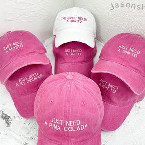 Anpassad brudtärnekeps, personlig broderad hatt, sororityhatt för bröllop/svenskan/möhippo, present till brudtärnor