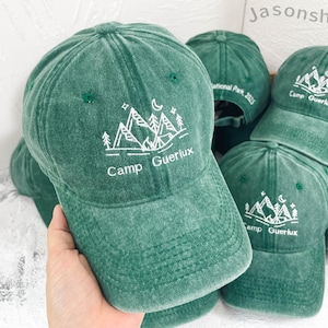 Embroidered Camp Bachelorette Hat | Personalized Bachelorette Party Hats | Bridal Party Gifts | Bridal Shower Gift | Bridesmaid Gifts
