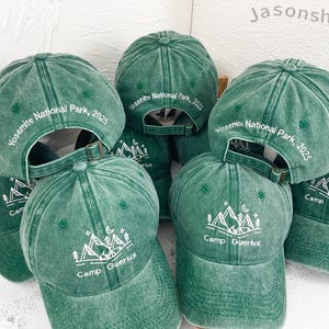 Embroidered Camp Bachelorette Hat | Personalized Bachelorette Party Hats | Bridal Party Gifts | Bridal Shower Gift | Bridesmaid Gifts