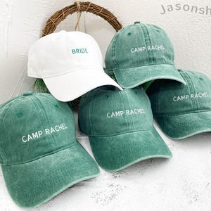 Custom Bride Squad Baseball Cap Personalised Embroidered Hat, Sorority Hat for Wedding/ Bachelor/ Bachelorette Party , Gift for Bridesmaids