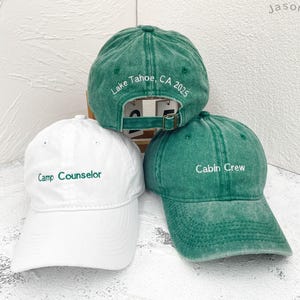 Embroidered Camp Bachelorette Hat | Personalized Bachelorette Party Hats | Bridal Party Gifts | Bridal Shower Gift | Bridesmaid Gifts