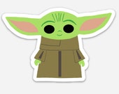 Baby Alien Sticker: Weatherproof Vinyl Decal