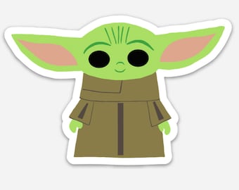 Baby Alien Sticker: Weatherproof Vinyl Decal