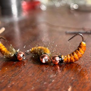 Grubby Caddis (regular and hatching version)