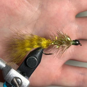 Pearl Olive Bugger