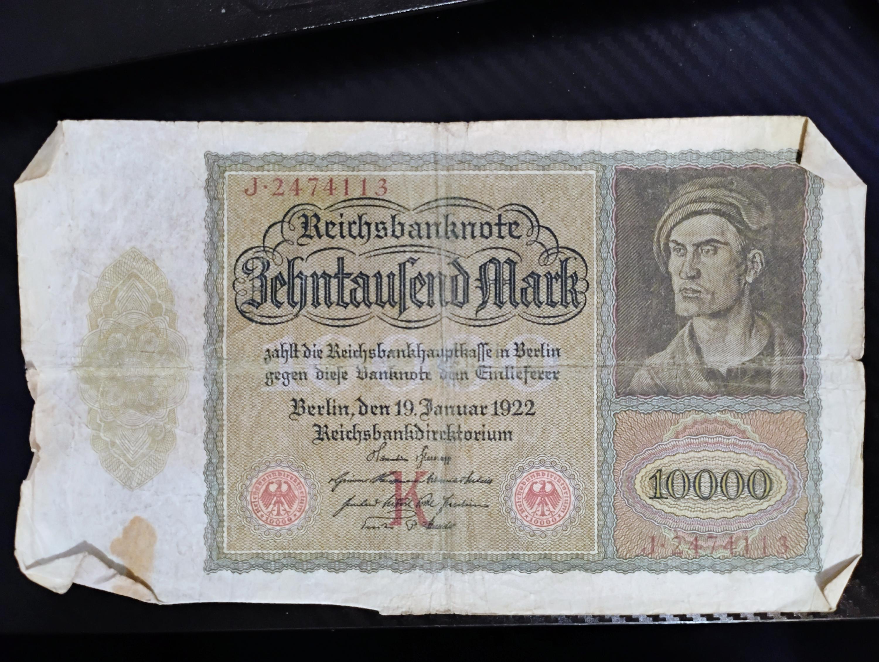 ドイツ 10000マルク紙幣 1922年 20枚 公式総合通販サイト