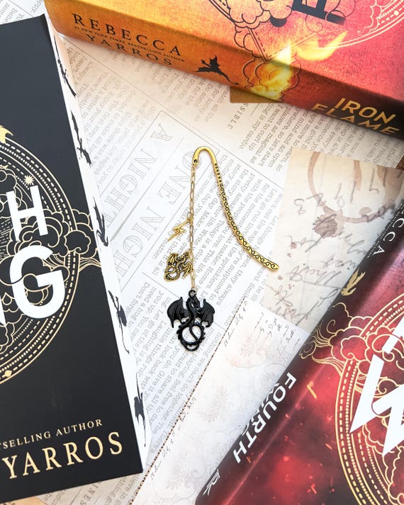 Fourth Wing Bookmark: Dragon Bookish Accessories