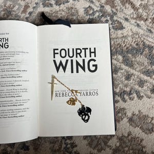 Fourth Wing Inspired Bookmark, Fourth Wing Merch, Fourth Wing, Bookish Merch