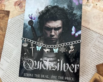 Quicksilver Charm Necklace: Callie Hart Bookish Merch