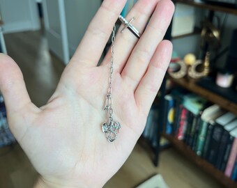 Fourth Wing Inspired Bookmark