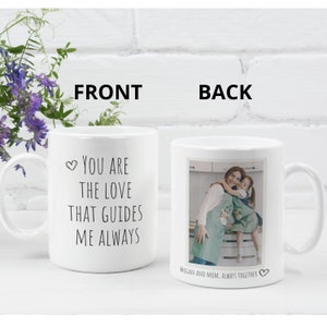 Personalized Ceramic Mug, Custom Photo Coffee Cup, Gift for Loved One, 11oz 15oz White Tea Mug, Special Photo Mug for Birthday, Christmas
