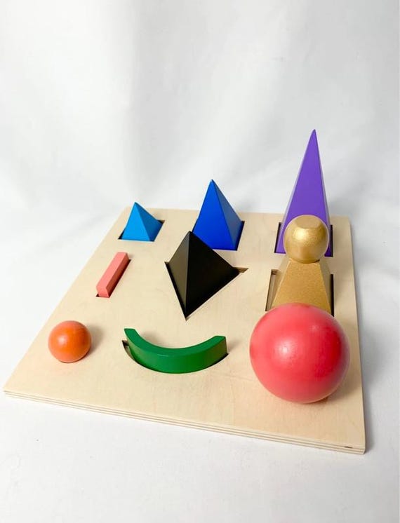 Montessori Solid Grammar Symbols - Concrete Grammar Learning