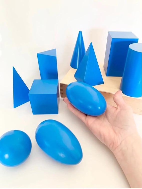 Montessori Geometric Solids Box - Shape Recognition