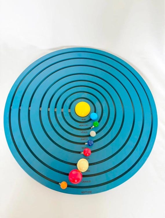 Montessori Solar System – Sensory Wooden Educational Support