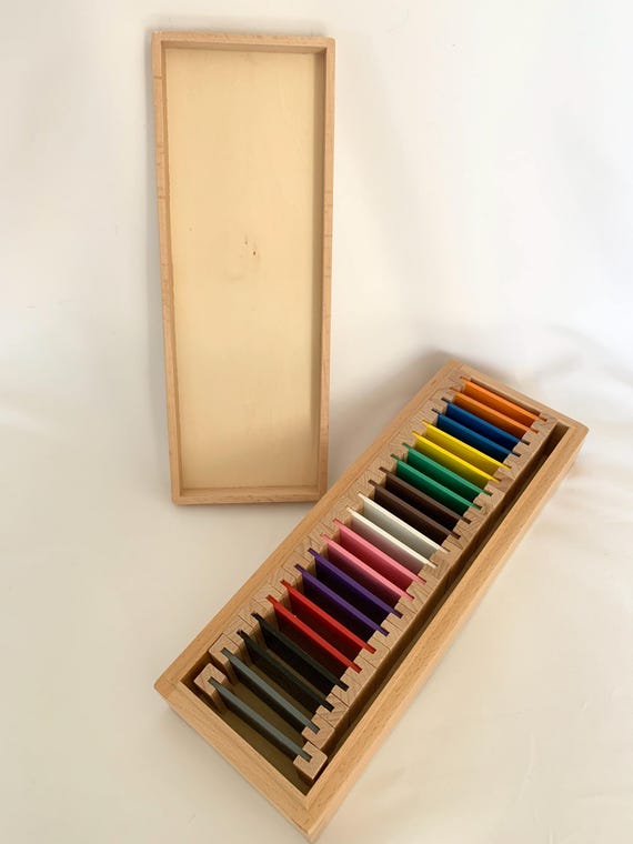 Second Box of Color Gradients - Montessori Wooden Educational Toy