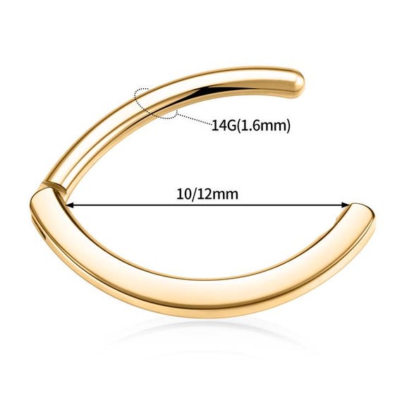 Piercing Ombelico In Acciaio Chirurgico - 6 Pezzi, Bilanciere Curvo, CZ E Opale, 14G