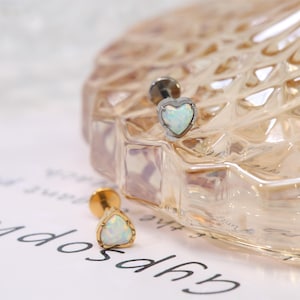 18G/16G Labret Nose Stud G23-Titanium Bioflex Lip Ring Cartilage Labret--Earring--Lip Piercing Tragus--Stud Helix Jewelry