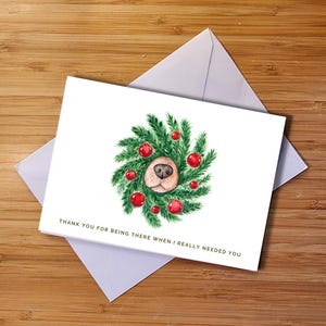 Merci - Carte de Noël, carte de deuil, carte de sympathie, carte de pensée pour vous, carte de deuil, carte de perte, carte de remerciement