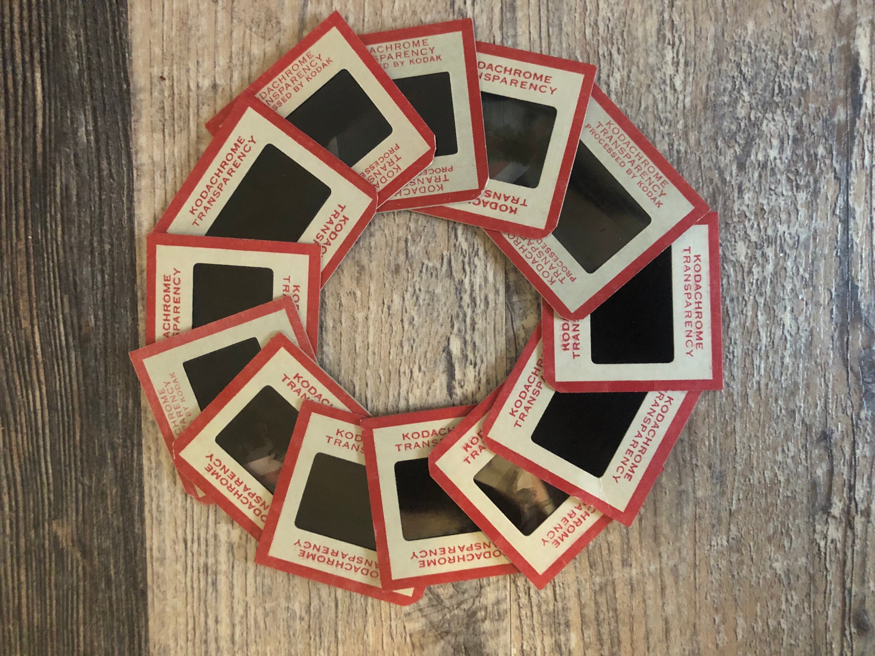 Vintage photo KODAK Kodachrome all red rimmed YOU CHOOSE  quantity!