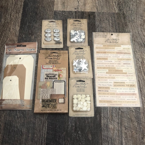 EMBELLISHMENTS variety Idea-ology - Tim Holtz -***You choose***