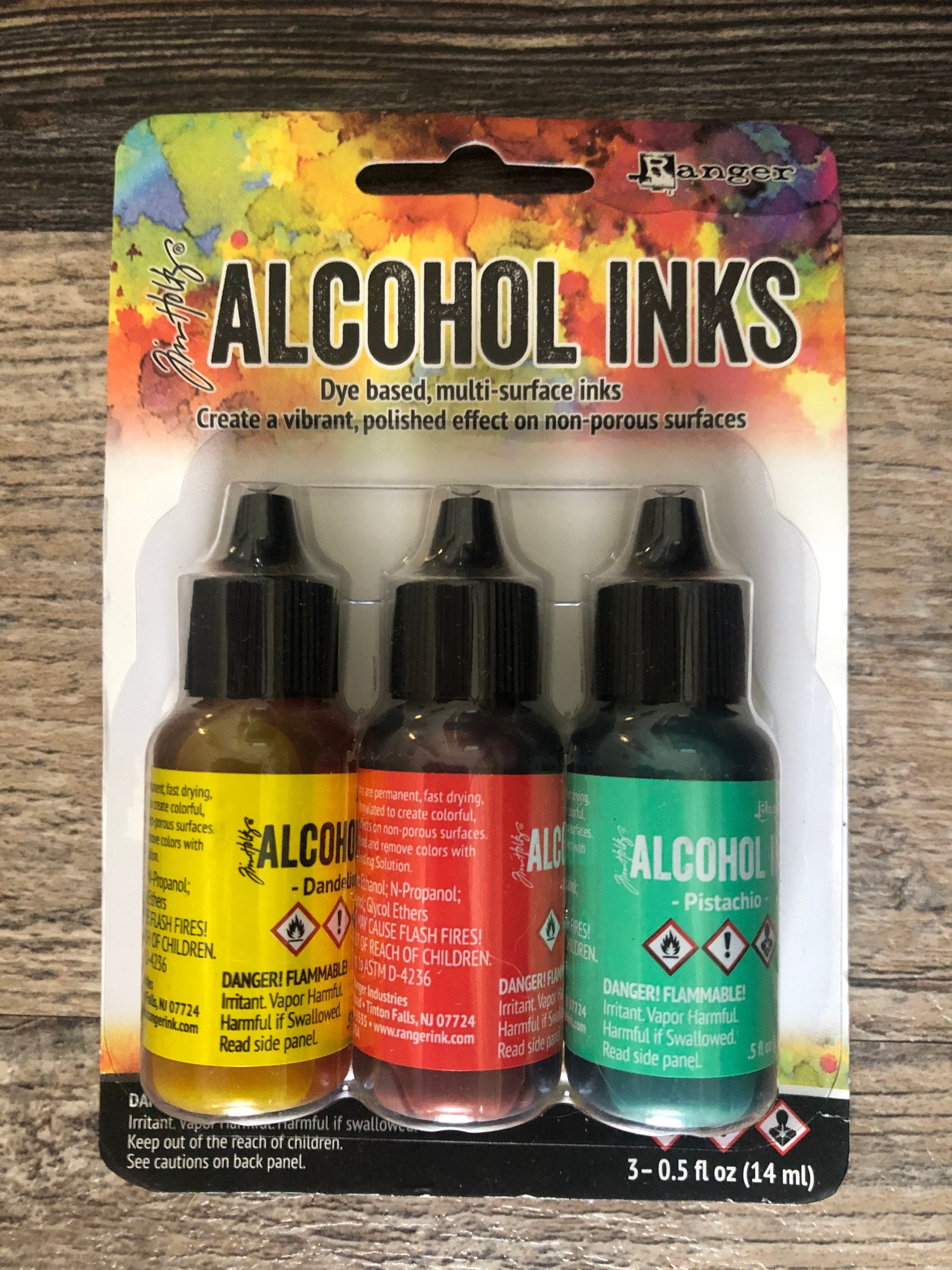 Alcohol Inks Ranger Tim Holtz 3 Packsyou Choose. 