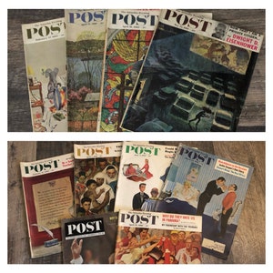 POST The Saturday Evening Post. Oryginalne kopie vintage! WYBIERZ!