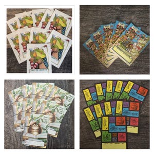 Set van 10 Antioch-boekborden. Rommelige muis of kinderboeken, kikker, muis. Authentiek origineel. JIJ KIES!