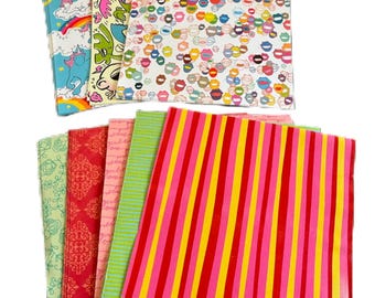 58 hojas de papel, tela y terciopelo de 12 x 12 para álbumes de recortes vintage. ¡Bam Pop SEI Love Elsie!