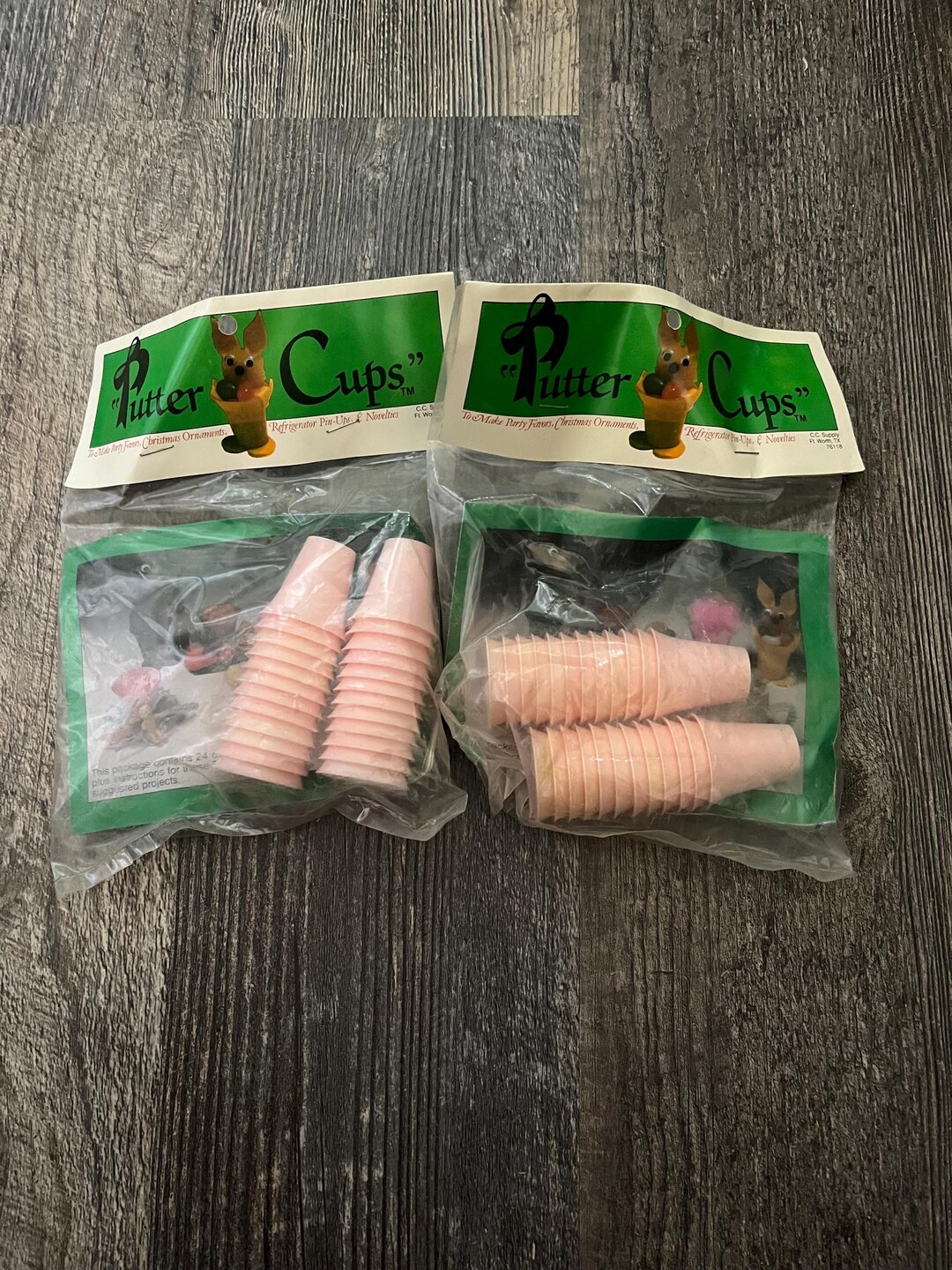Vintage CC Supply Brand. Pink Putter Cups! Party Favors. New Old Stock ...