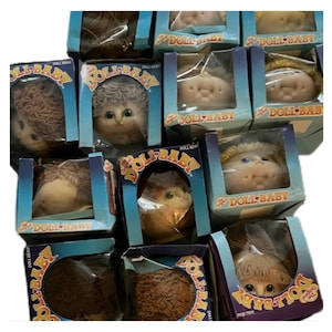 Vintage ORIGINAL Baby Doll Marke Puppenköpfe oder Körper. Wie Cabbage Patch, Menschen Pal Gesichter. Alter Lagerbestand. 5-5 1/2 ”WÄHLEN SIE!