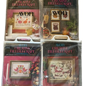 Kit de bordado con hilo de lana de Avon vintage. ¡TÚ ELIGES!