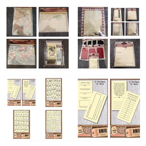 ¡7 gitanos! Tarjetas didácticas con etiquetas EPHEMERA, 97 % completas, páginas con pestañas para tarjetas ATC +++ ***Tú eliges.