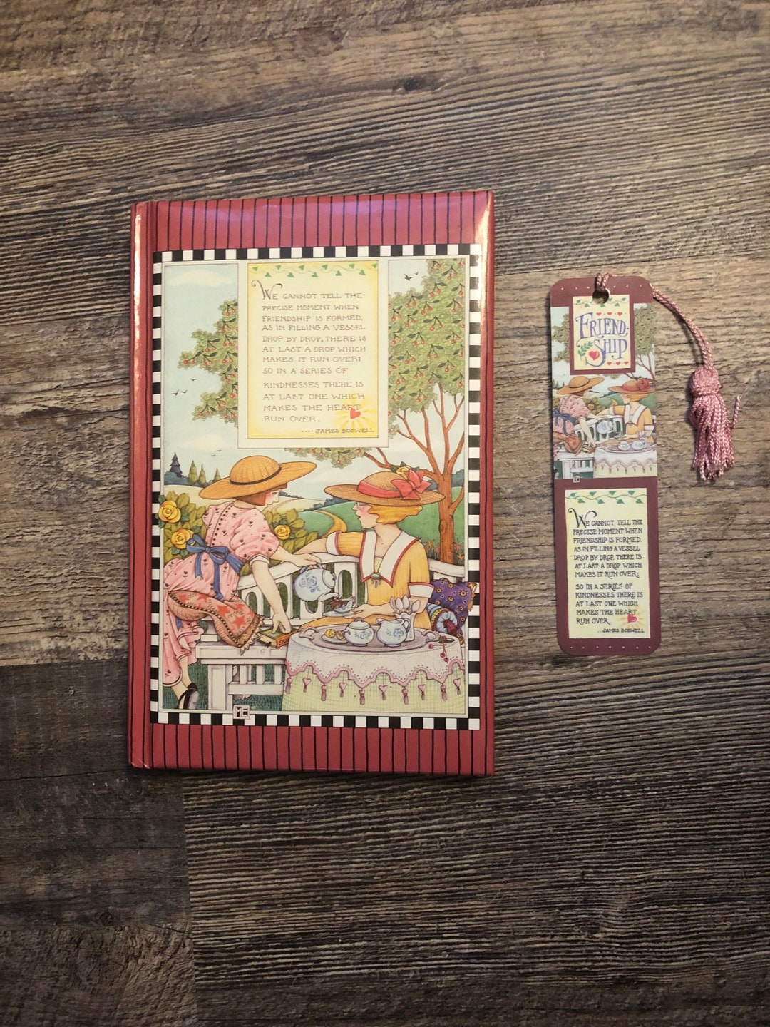 Mary Engelbreit Blank Journal and Bookmark. New Never Used Etsy