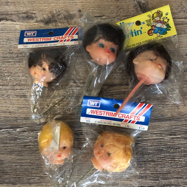Vintage Doll Heads Etsy