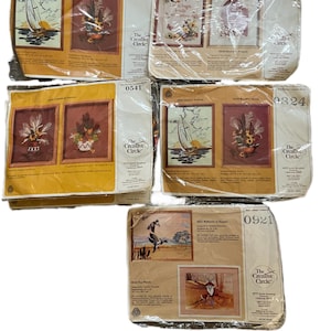 The Creative Circle vintage craft kits. UnOpened. YOU CHOOSE.