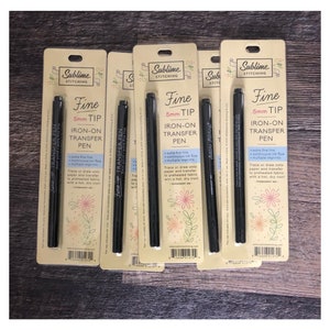 Water Soluble Fabric Marker. Erasable Ink Pen. Pattern Transfer Pencil.  Disappearing Ink Dissolve. Embroidery Transfer Method. Sewing Tool 