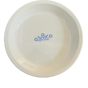 Vintage corningware blauwe korenbloem 9 x 1 1/4 inch taartschotel, zeldzaam gemaakt in de VS