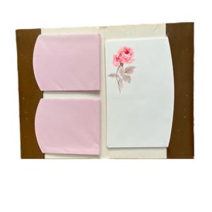 Vintage Ambassador Lap pack Stationaire set in map. Complete set. 20 vellen en 10 roze enveloppen!