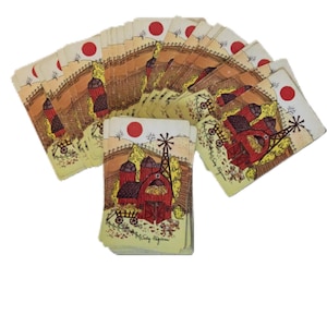 Judy Hagstrom ビンテージ トランプ。バーン アート。中古。フルセット。状態良好。