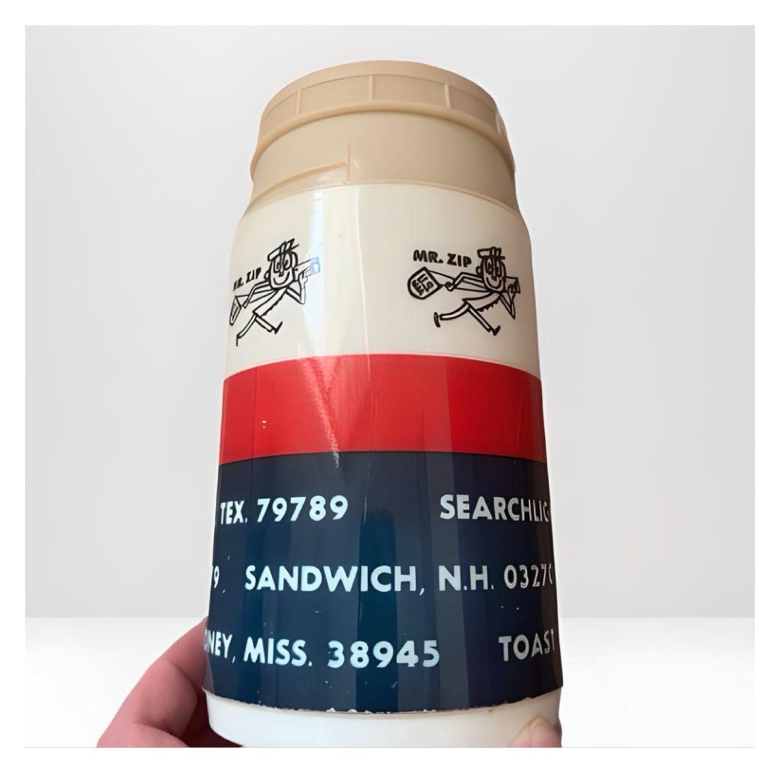 Vintage Aladdin Mr. Zip U.S. Mail Post Office Thermos USPS! - Etsy