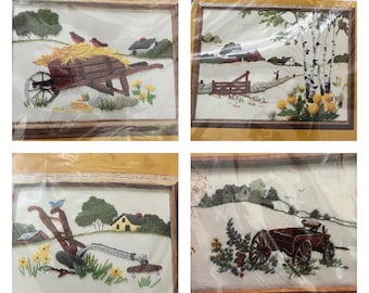 Vintage The Creative Circle Craft Kits. New Old stock. YOU CHOOSE.