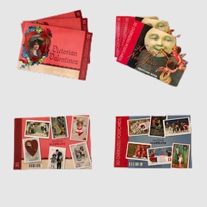 Het merk Laughing Elephant! Set ansichtkaartenboeken! 30 ansichtkaarten. Vintage-stijlkunstwerk! Gloednieuw! JIJ KIES!