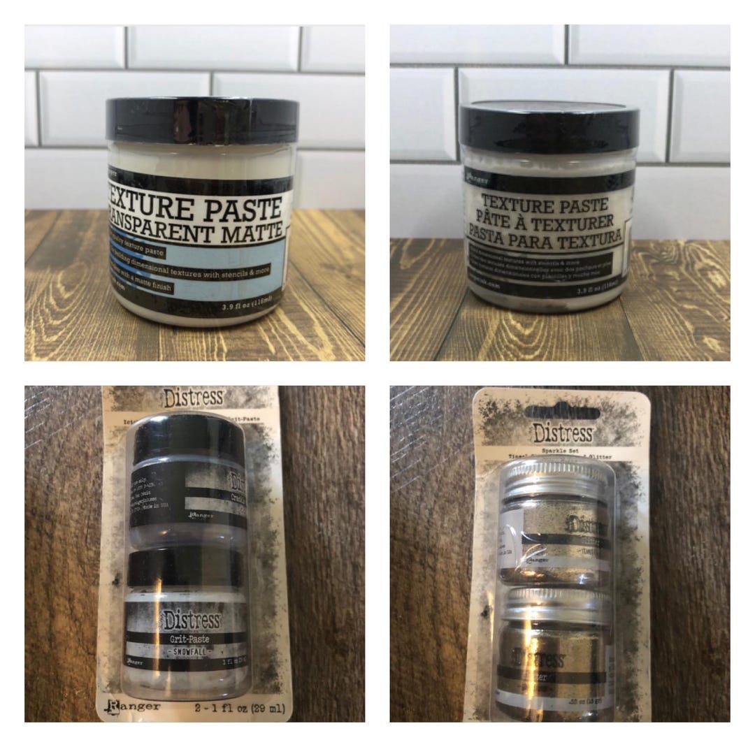 Ranger Ink TEXTURE PASTE & SPARKLE Sets. You Choose, Matte Normal ...