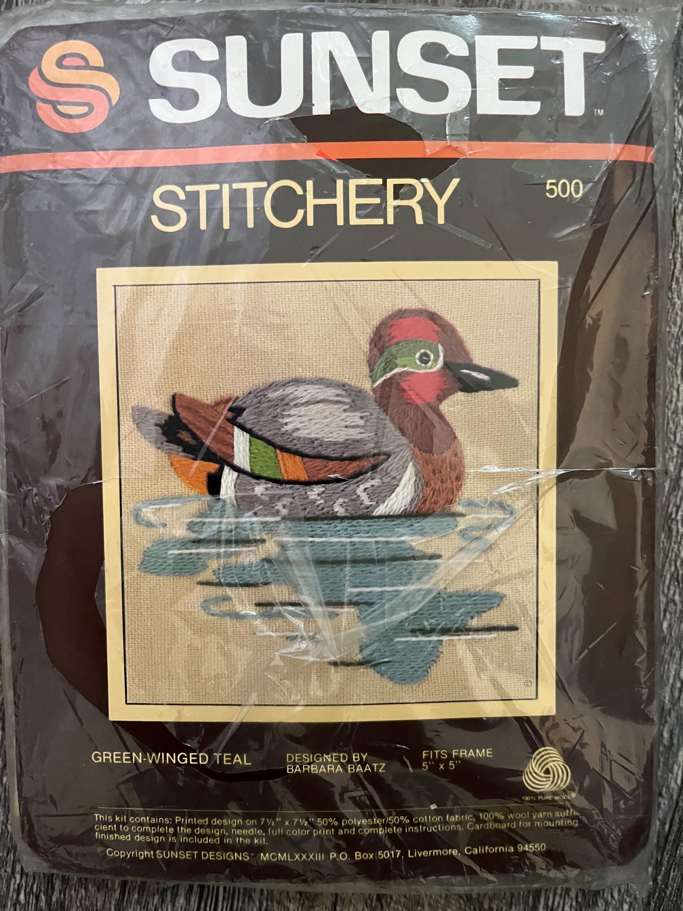 Jiffy Stitchery! Sunset Designs. Indian Vase Series! New Old Stock
