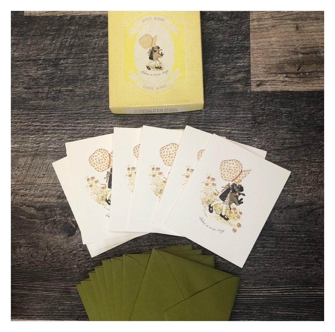 Vintage 1978 HOLLY HOBBIE American Greetings Note Cards. Box Etsy